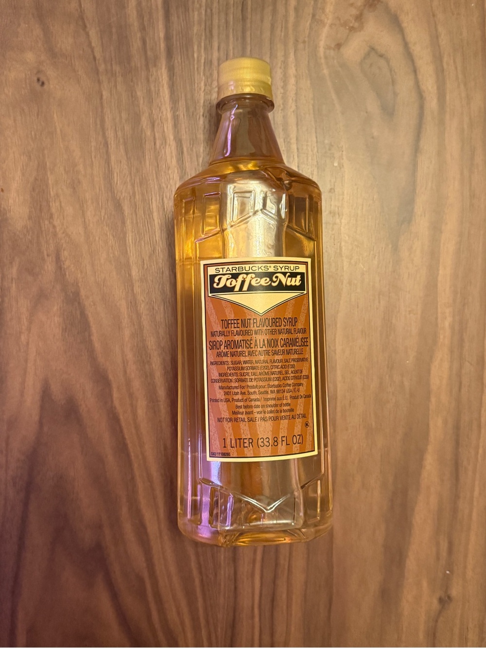 Starbucks Toffee Nut Syrup